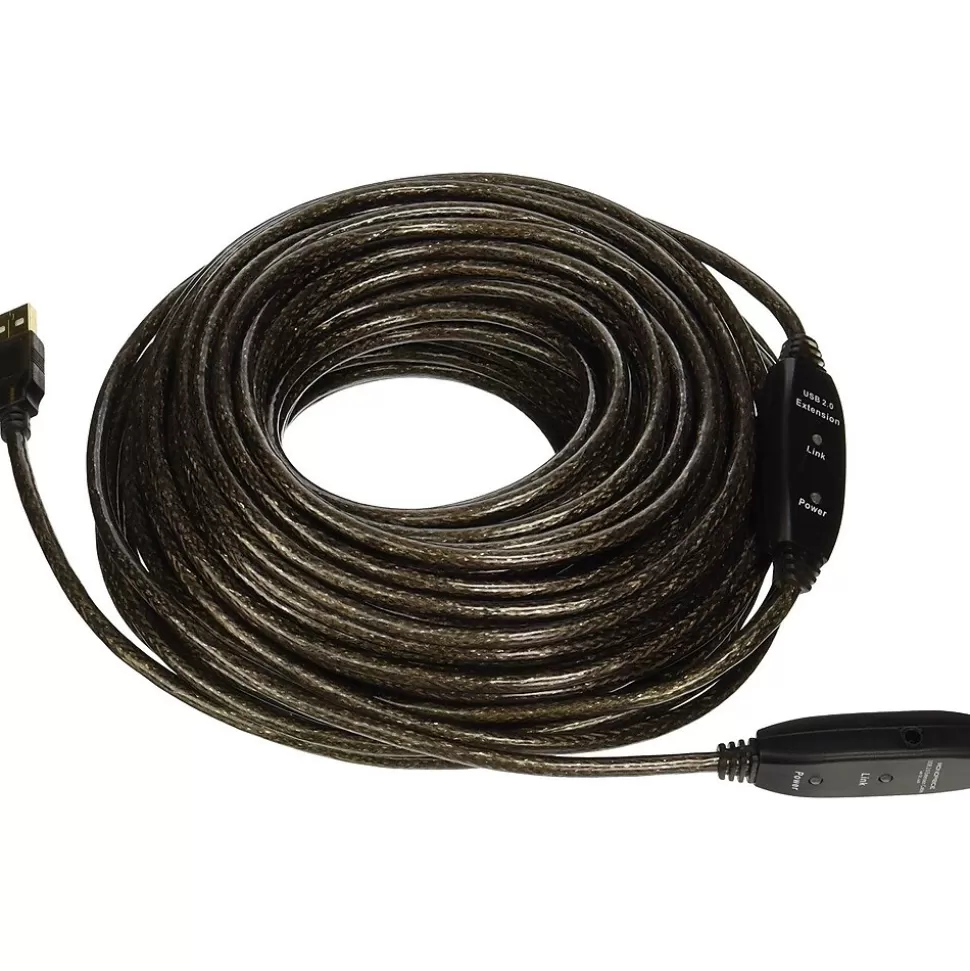 Monoprice 82' USB A to USB A Cable, Male to Female, Black (107644) Flash Sale