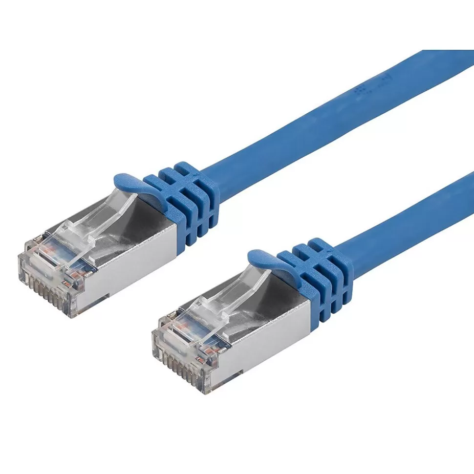 Monoprice Entegrade Series 10 ft. Cat7 Double Shielded (S/FTP) Ethernet Patch Cable, 26AWG, Blue (13661) Best Sale