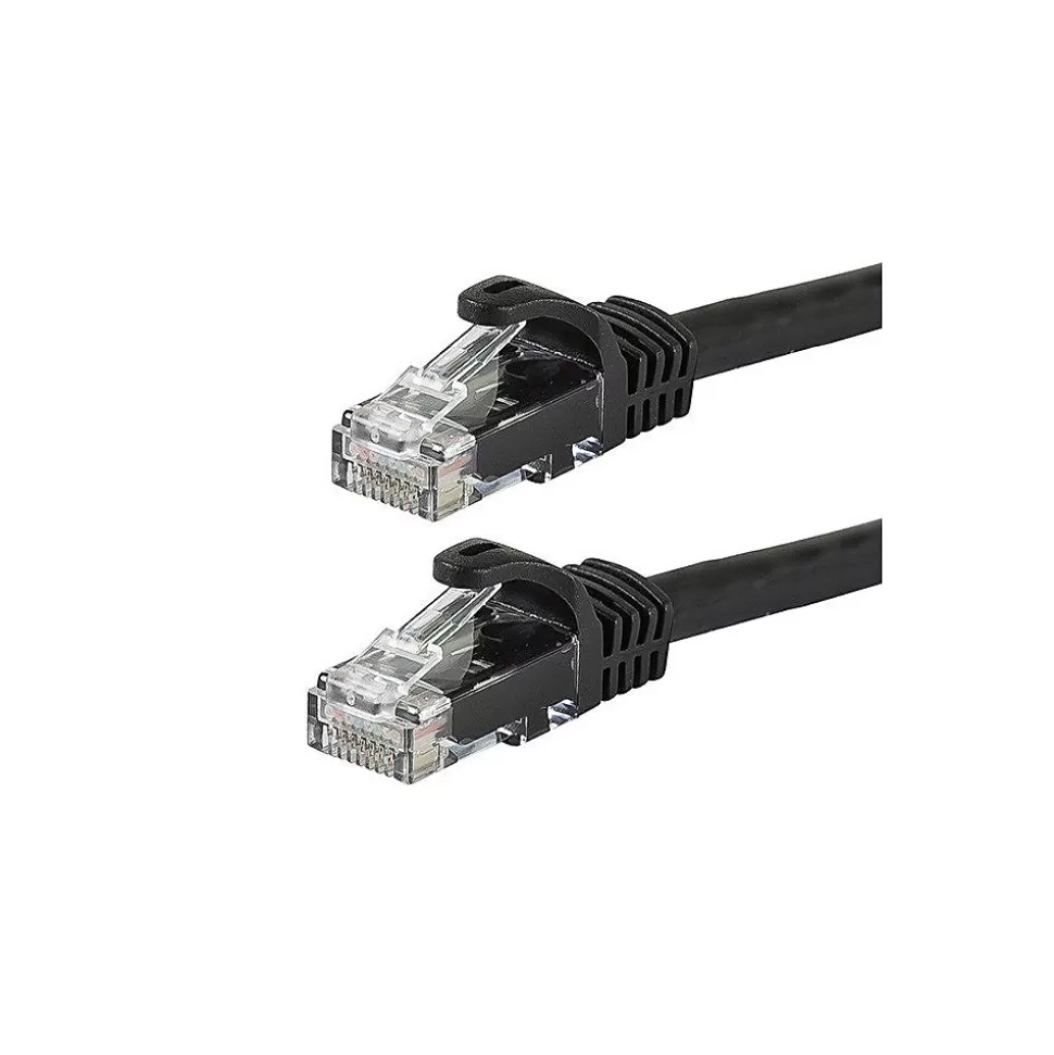 Monoprice FLEXboot Series 14' 24 AWG CAT-6 UTP Ethernet Network Cable, Black Cheap