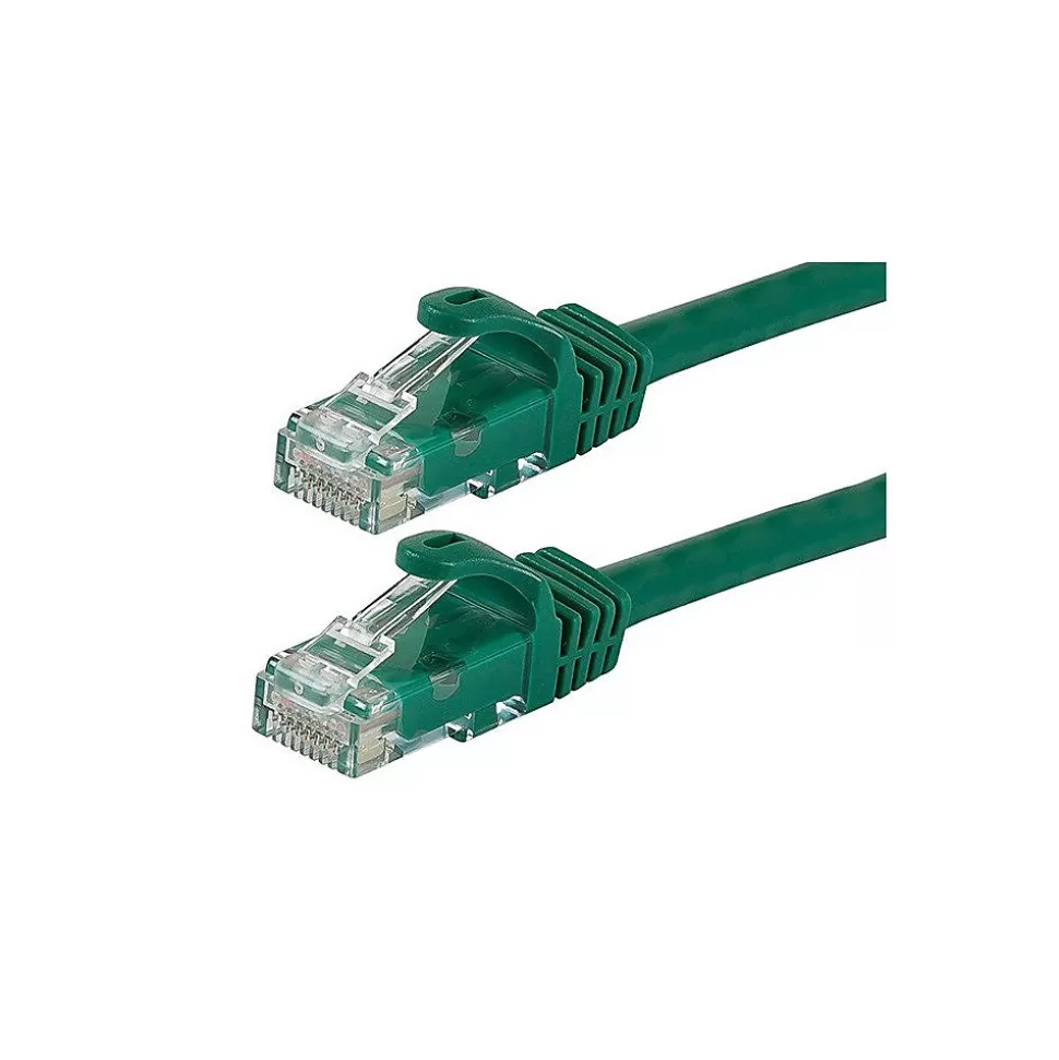 Monoprice FLEXboot Series 10' 24 AWG CAT-6 UTP Ethernet Network Cable, Green Discount