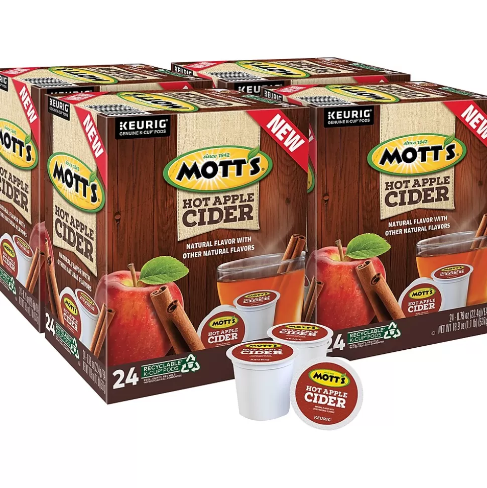 Mott's Apple Cider, Keurig® K-Cup® Pods, 96/Carton (386040CT) New