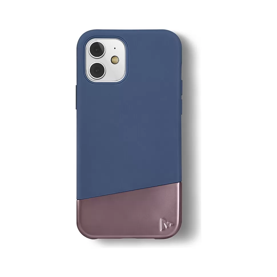 MVMT Duo MagSafe Snap-On Protective Case for iPhone 13/14, Blue/Brown (IC7585M-14R-NV8) Online