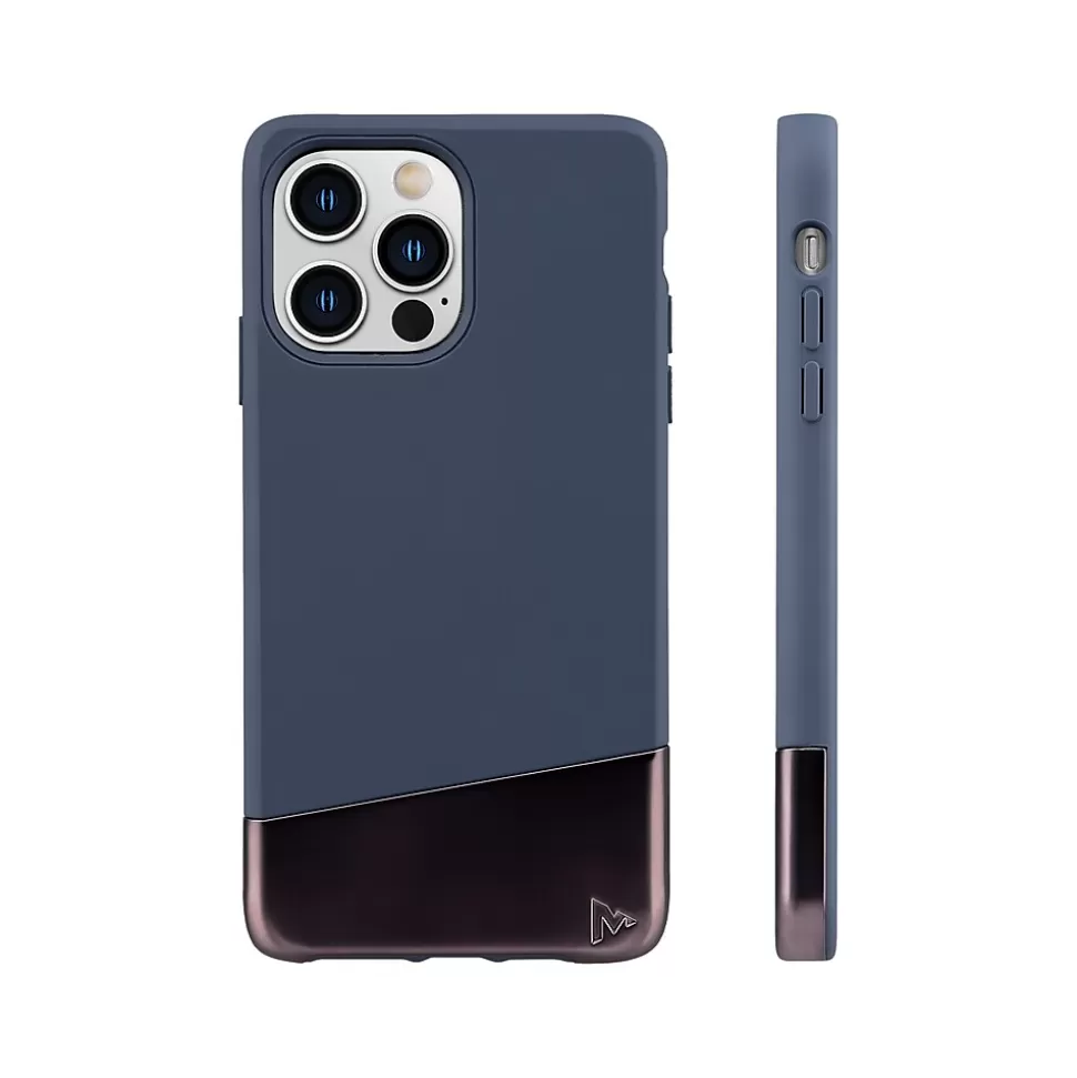 MVMT Navy Snap Case for iPhone 13 Pro Max (IC7585-3X) New