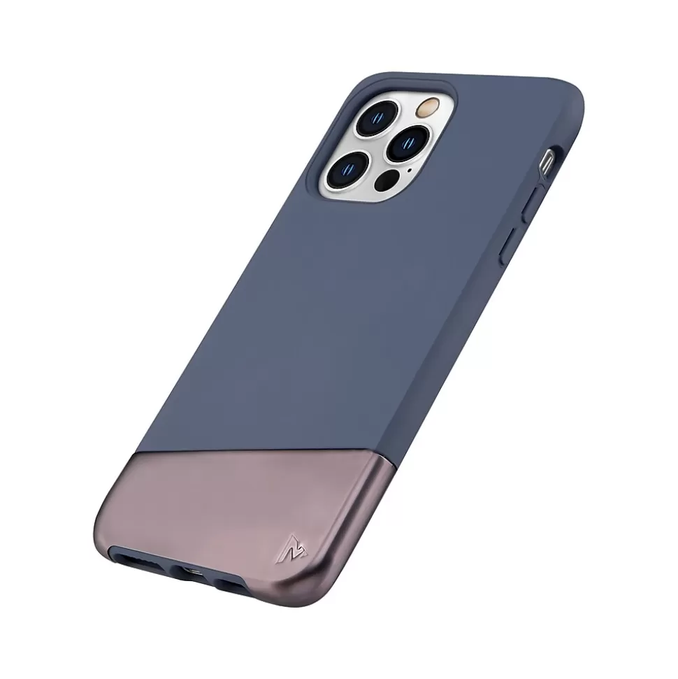 MVMT Navy Snap Case for iPhone 13 Pro Max (IC7585-3X) New