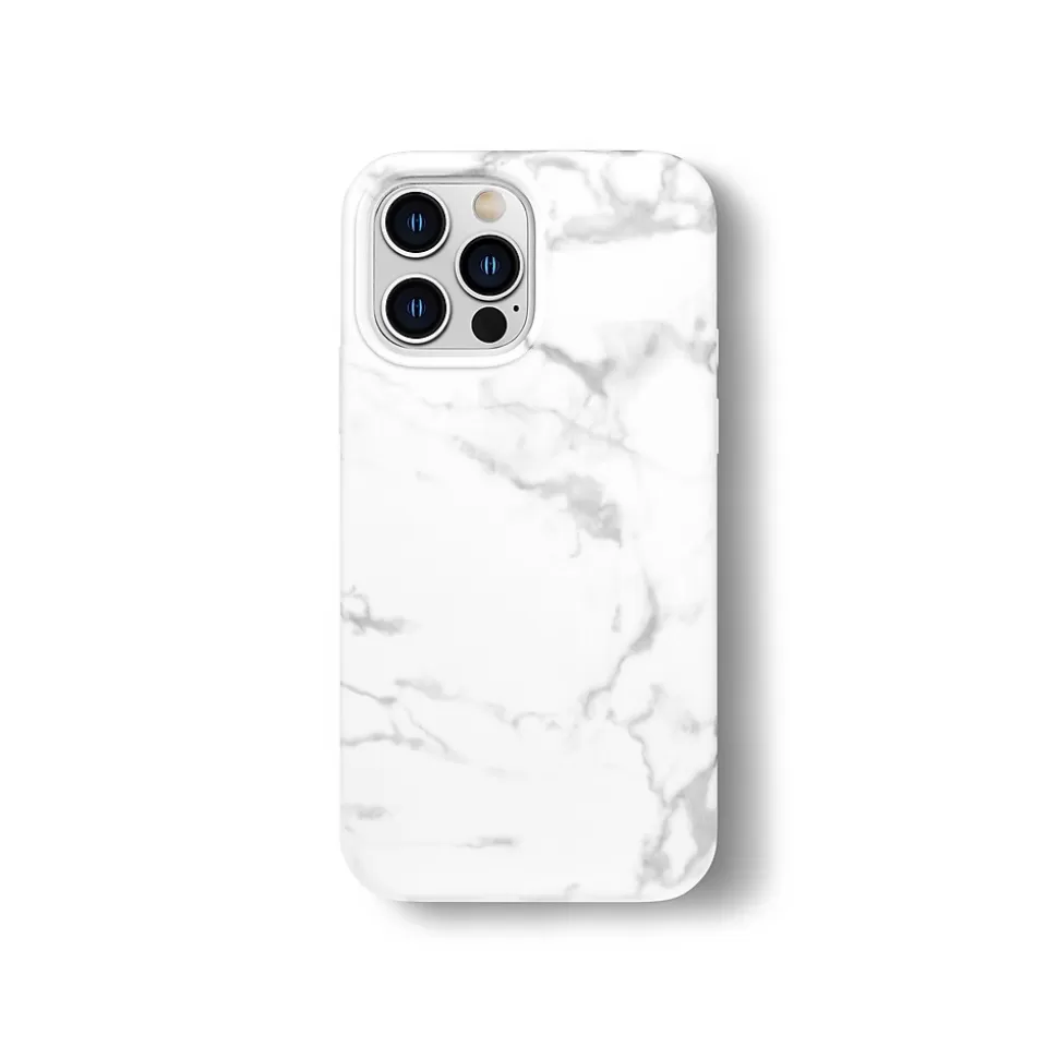 MVMT White Marble Snap Case for iPhone 13 Pro Max (IC7686MB-3X-WHA) Flash Sale