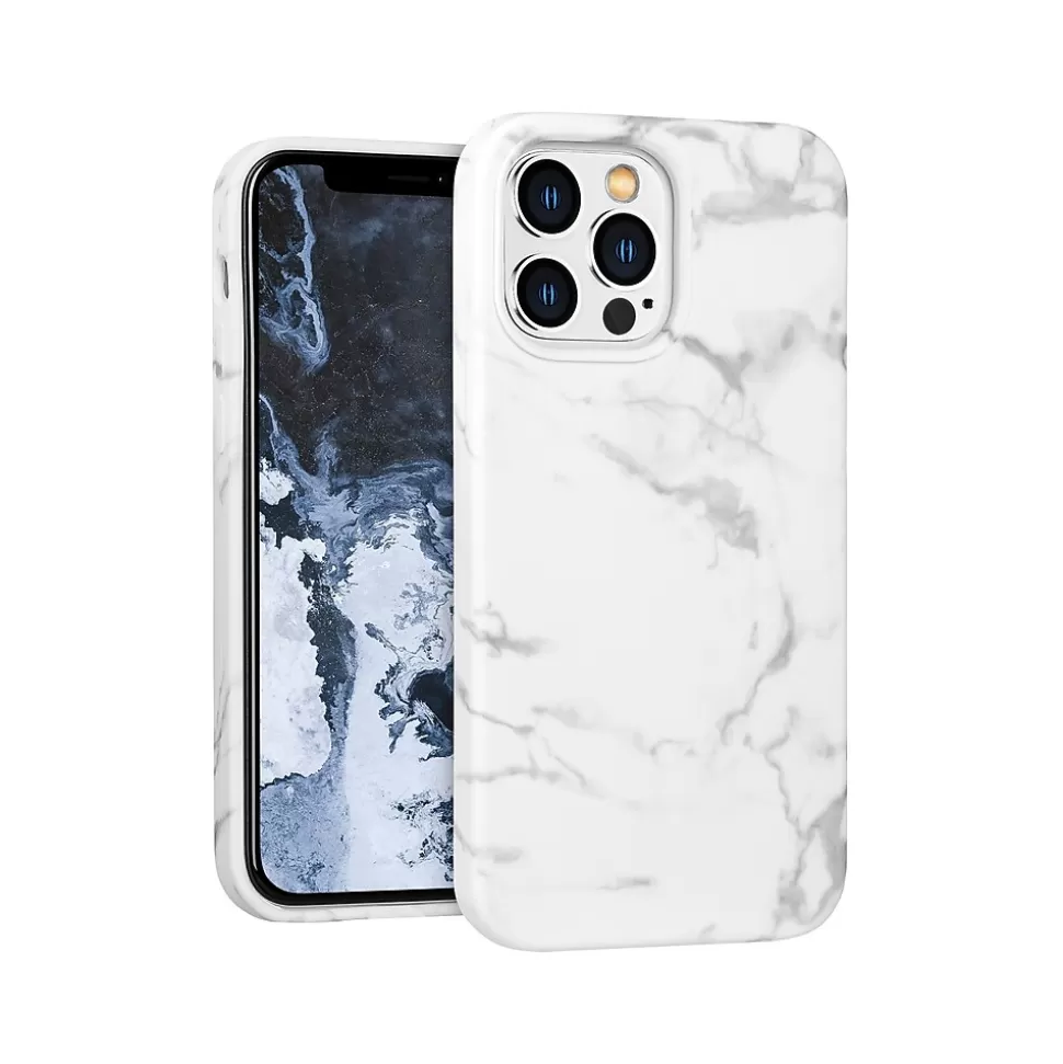 MVMT White Marble Snap Case for iPhone 13 Pro Max (IC7686MB-3X-WHA) Flash Sale