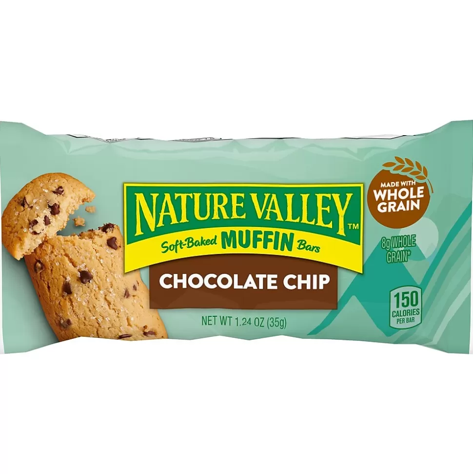 Nature Valley Chocolate Chip Soft-Baked Muffin Bar, 1.24 oz., Dozen (20667000) New