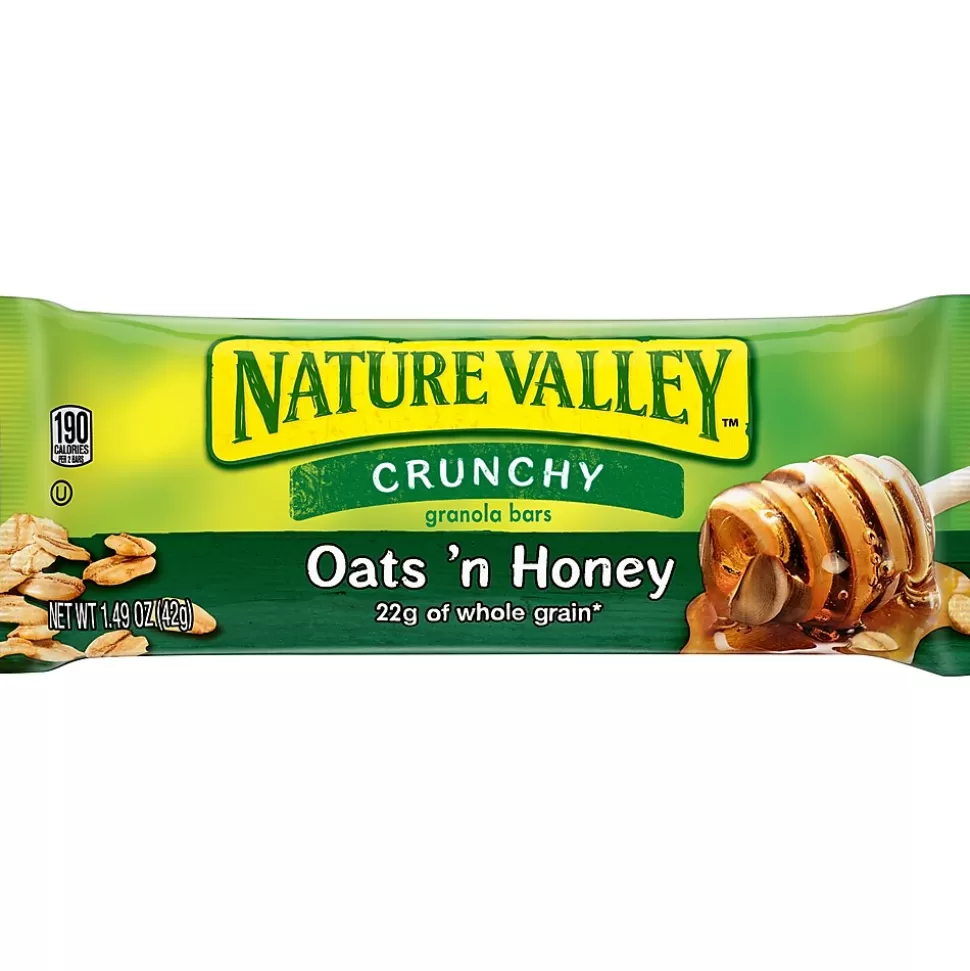 Nature Valley Oats & Honey Granola Bar, 1.49 oz, 18/Box (GEM33530) Best Sale