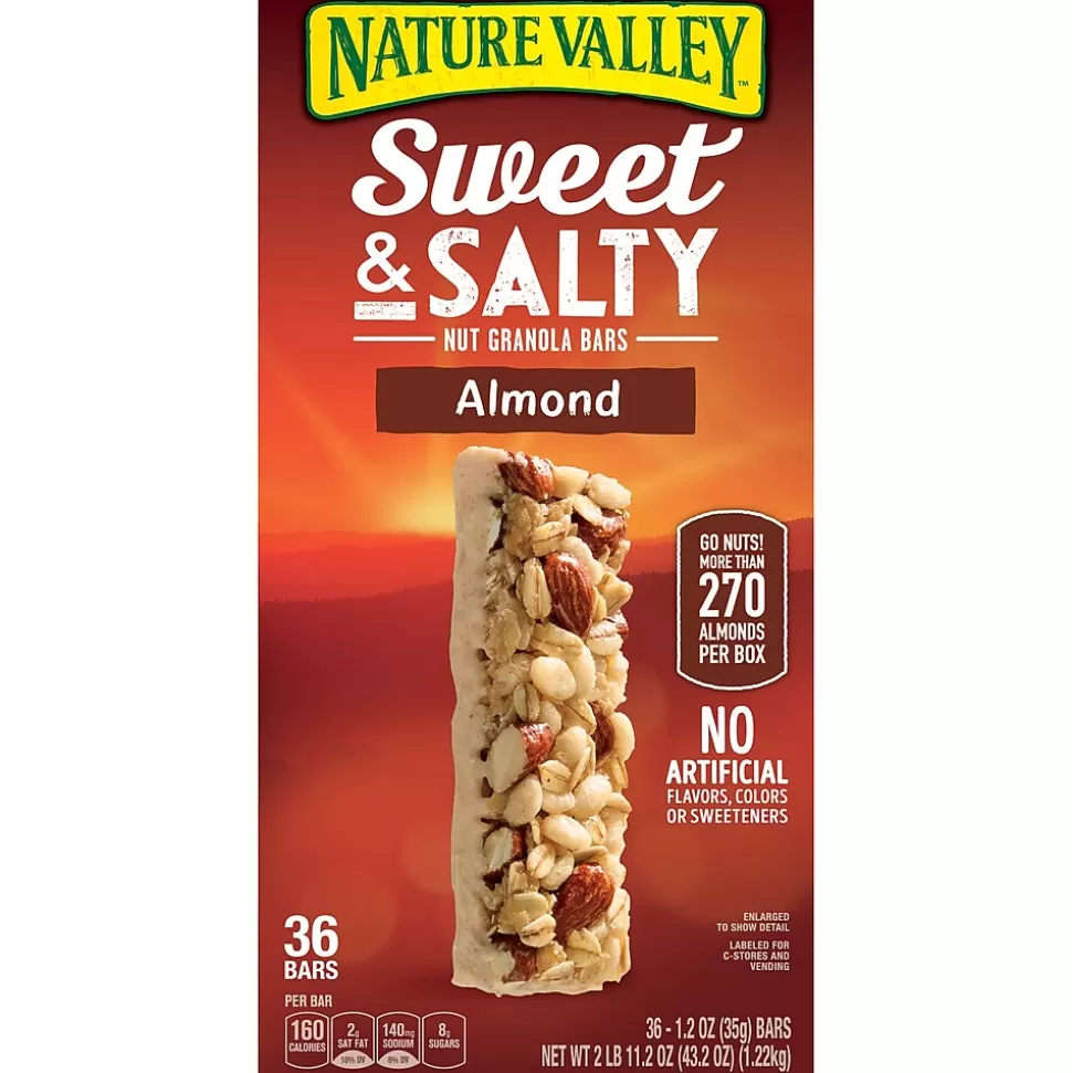 Nature Valley Sweet & Salty Almond Granola Bar, 1.2 oz., 36 Bars/Box (GEM12977) Outlet