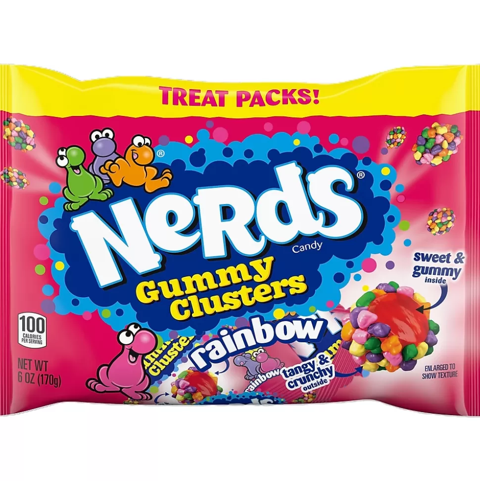 Nerds Rainbow Gummy Clusters Candy, 6 oz. (08476) Best Sale