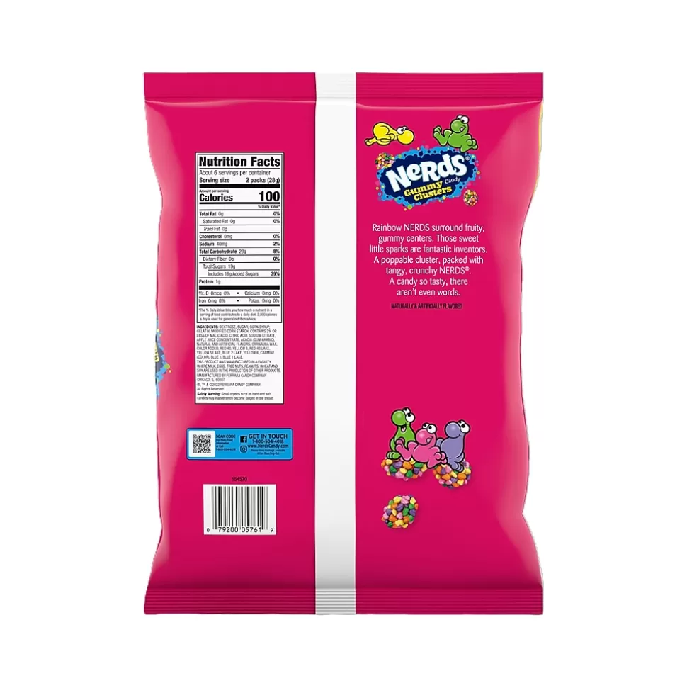 Nerds Rainbow Gummy Clusters Candy, 6 oz. (08476) Best Sale