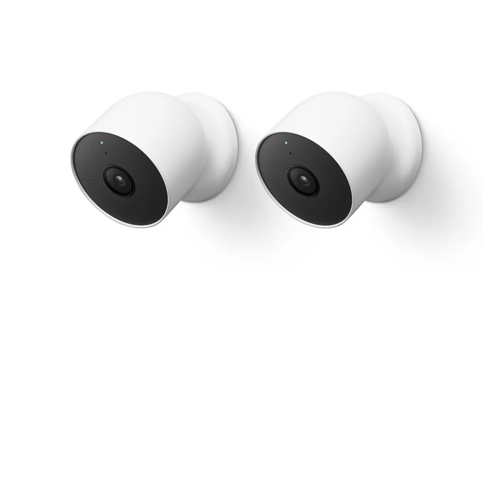 Google Nest Indoor Outdoor Camera Battery, White 2/Pack (GA01894-US) New