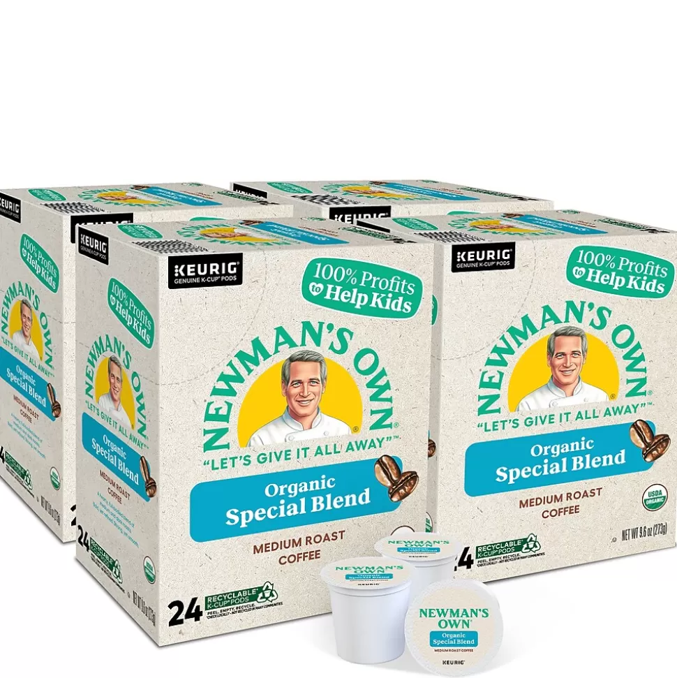 Newman's Own Organics Special Blend Coffee Keurig® K-Cup® Pods, Medium Roast, 96/Carton (4050) Cheap