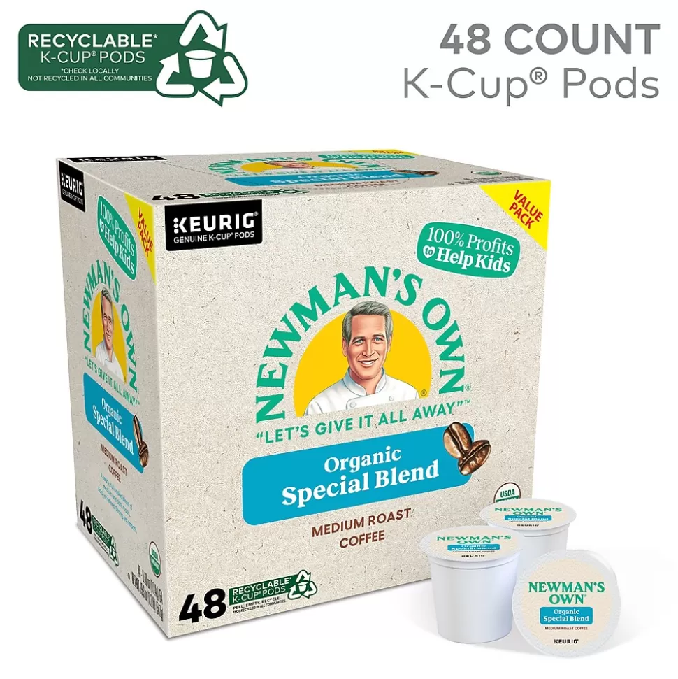 Newman's Own Special Blend Coffee Keurig® K-Cup® Pods, Medium Roast, 48/Box (373293) Cheap