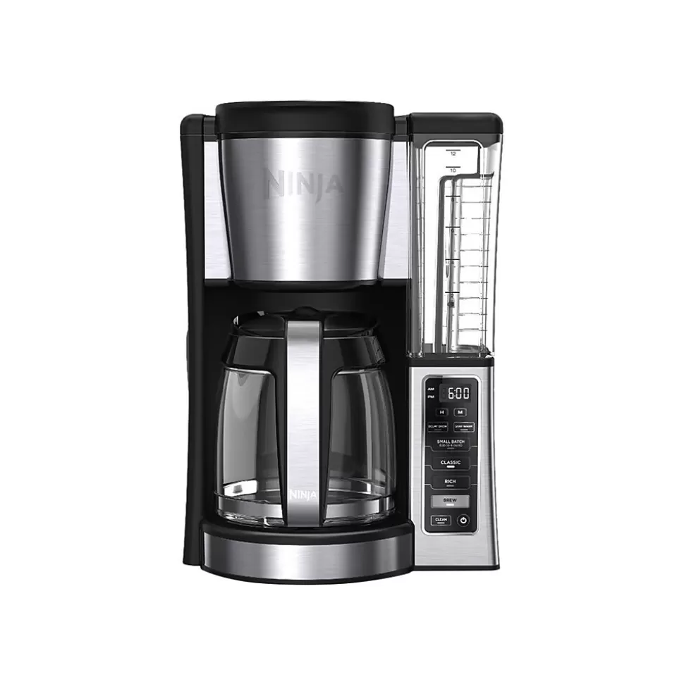 Ninja 12-Cups Automatic Drip Coffee Maker, Silver (CE251) Discount