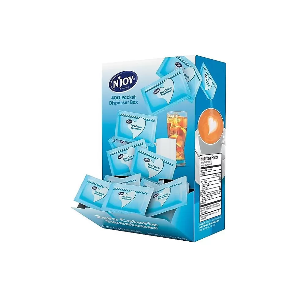 N'Joy Blue Artificial Sweeteners, 400/Box (83219) Best