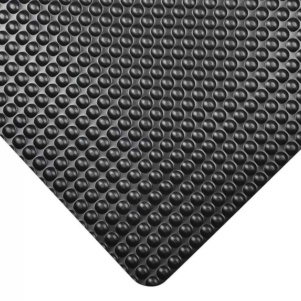 NoTrax Bubble Trax Grande Vinyl Anti-Fatigue Mat, 60" x 36", Black Best