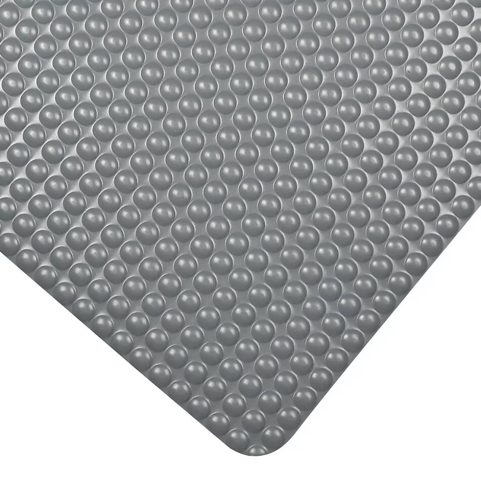 NoTrax Bubble Trax Grande Vinyl Anti-Fatigue Mat, 60" x 36", Gray Cheap