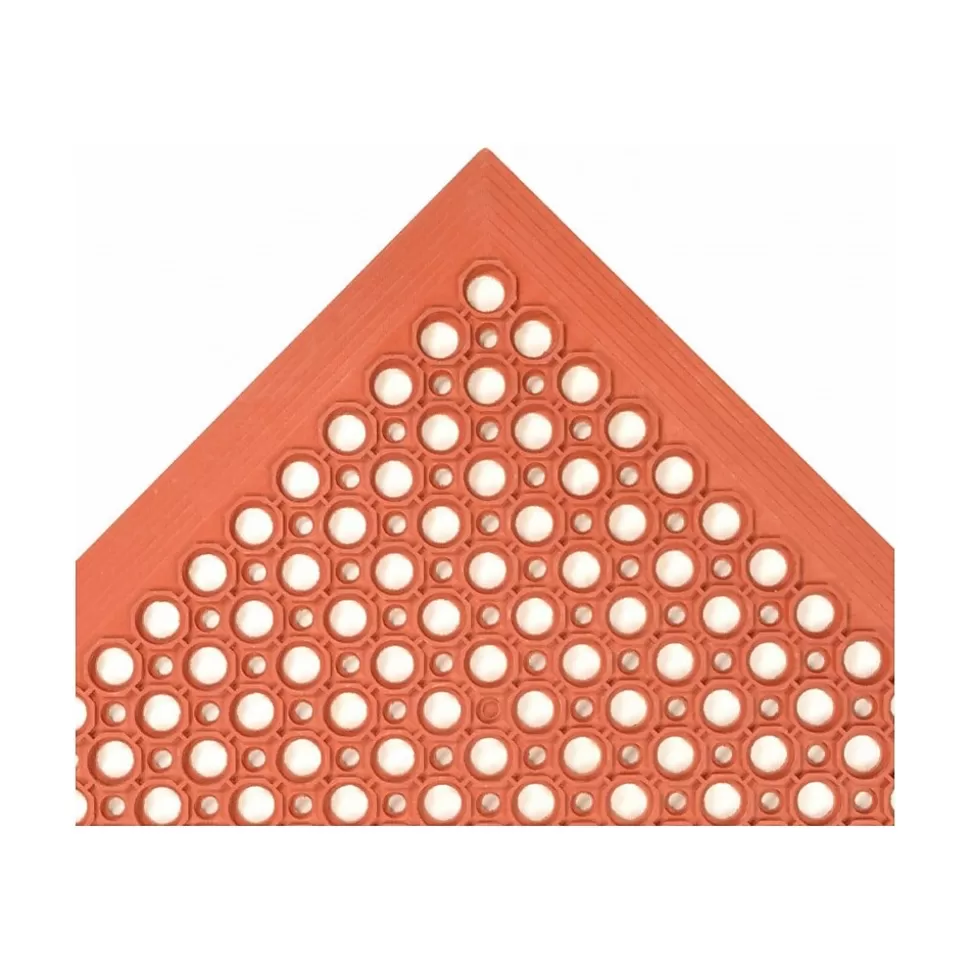 NoTrax Competitor Anti-Fatigue Mat, 36" x 36", Red (T30S0033RD) New