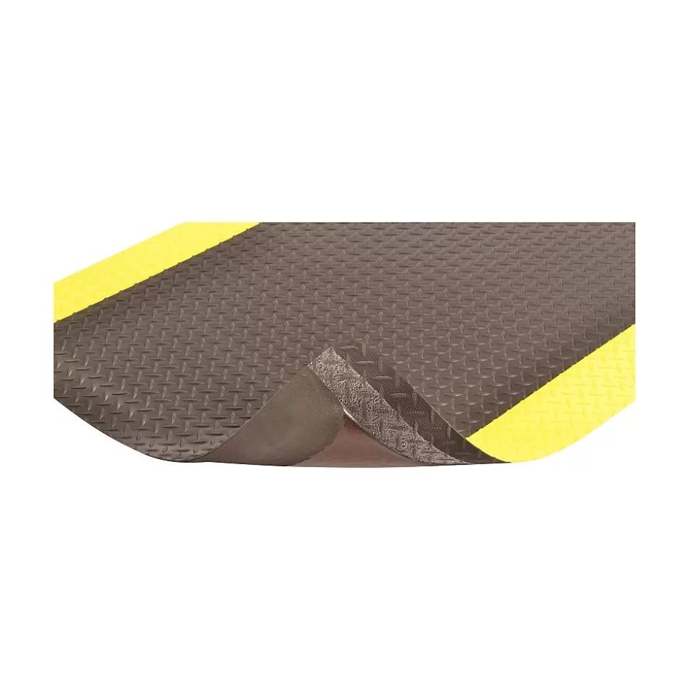 NoTrax Saddle Trax Anti-Fatigue Mat, 60" x 36", Black/Yellow (979S0035YB) Clearance