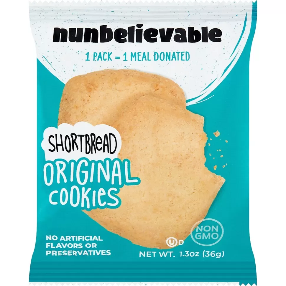 Nunbelievable Original Shortbread Cookie, 1.3 oz, 18/Pack (220-02244) Online