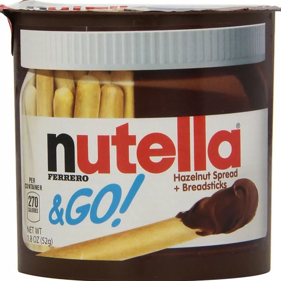 Nutella & Go! Spread and Breadstick, Single Serve, Hazelnut (80314) Fashion