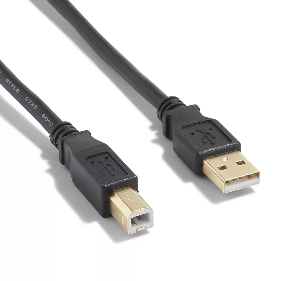 NXT Technologies ™ 11' USB B to USB A Printer Cable, Male to Male, Black (NX29930) Sale