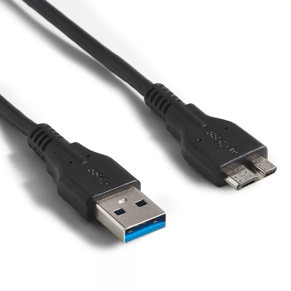 NXT Technologies 6' USB Type-A Male to Micro-USB Type-B Male, Black (NX29773) Flash Sale