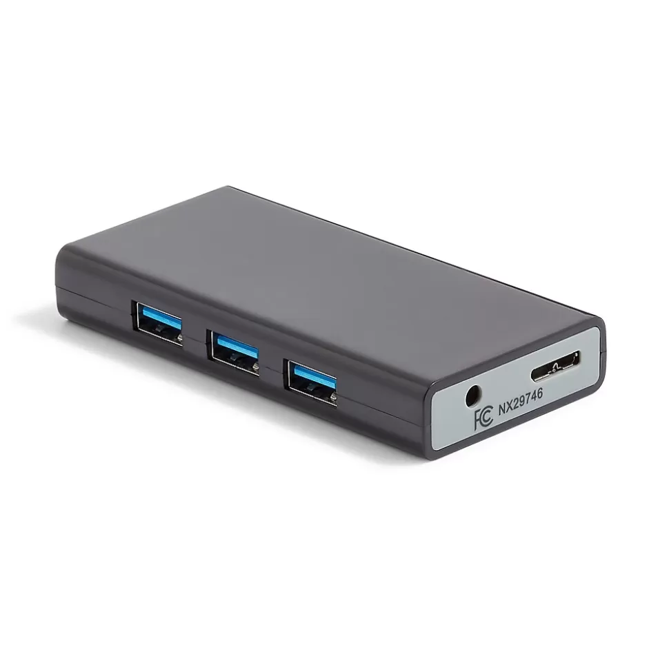 NXT Technologies ™ 7-Port USB 3.0 Hub, Black (NX29746) New