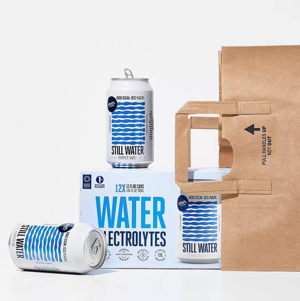 Open Water Still Canned Water with Electrolytes, 12oz, 12/Case (343-00002) Online