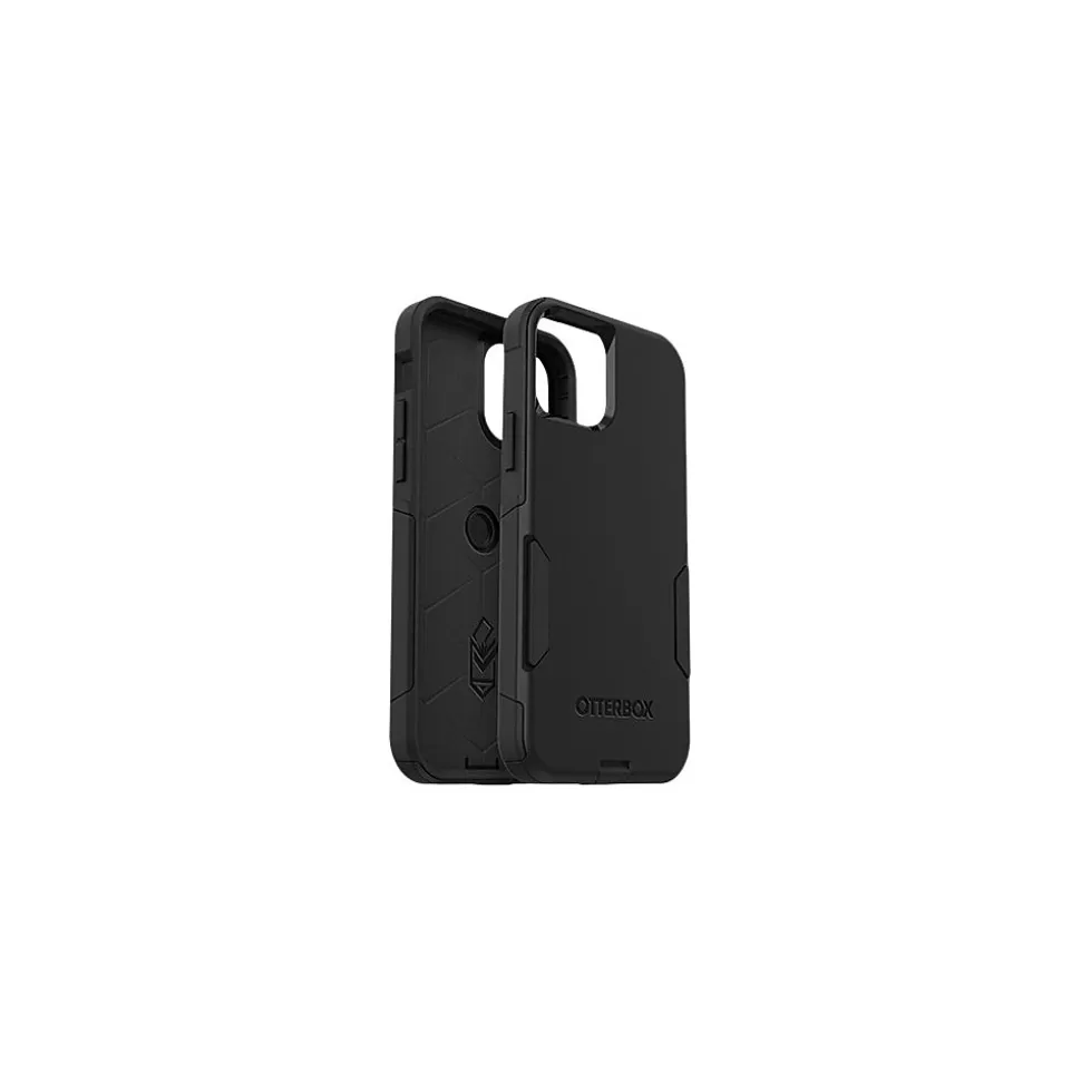 OtterBox Commuter Series Black Cover Case for iPhone 12/12 Pro, Shock Absorbing, Black (77-65405) Online