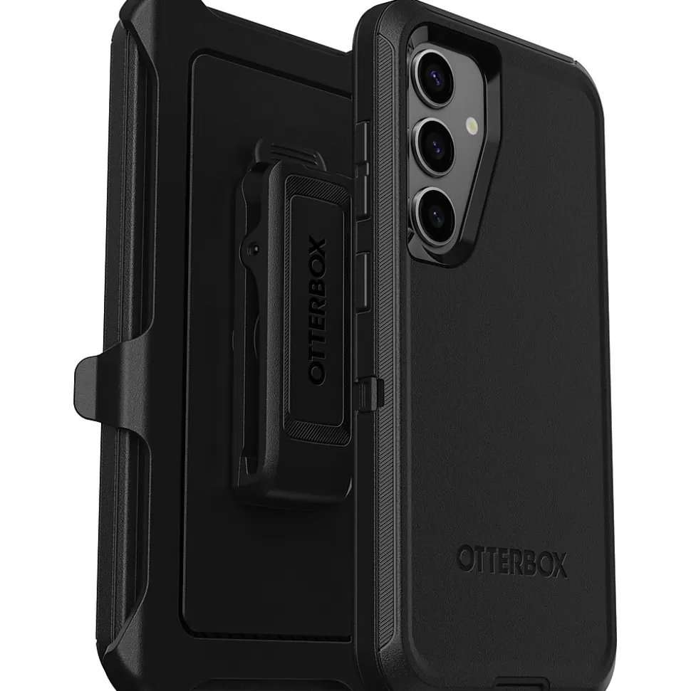 OtterBox Defender Holster Case for Galaxy S24, Shock Absorbing, Black (77-94478) Best