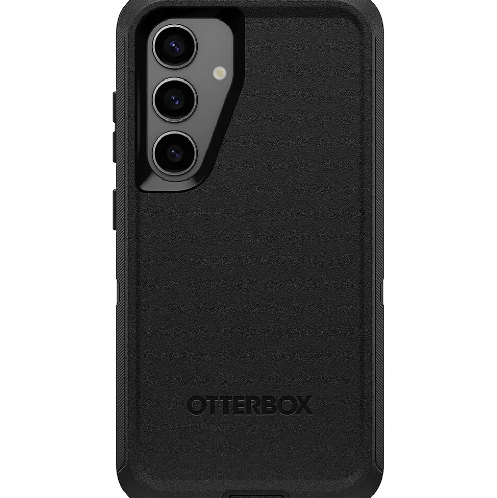 OtterBox Defender Holster Case for Galaxy S24, Shock Absorbing, Black (77-94478) Best