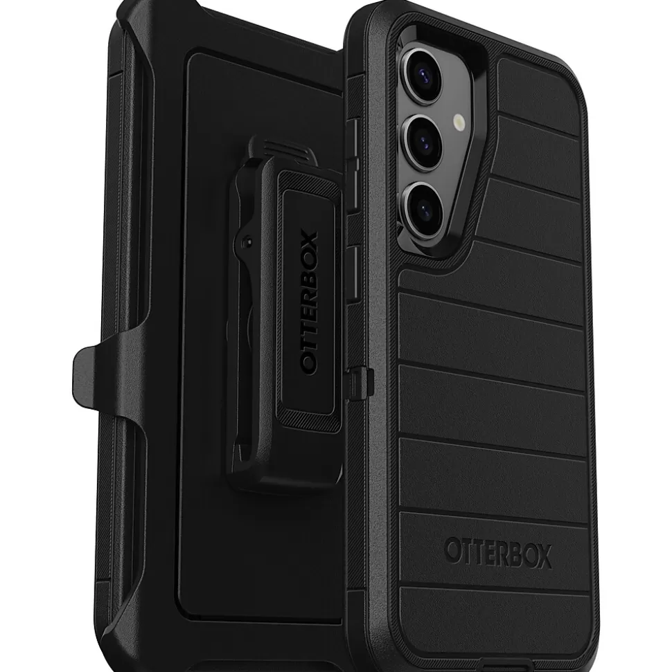 OtterBox Defender Pro Holster Case for Galaxy S24, Shock Absorbing, Black (77-94620) Online