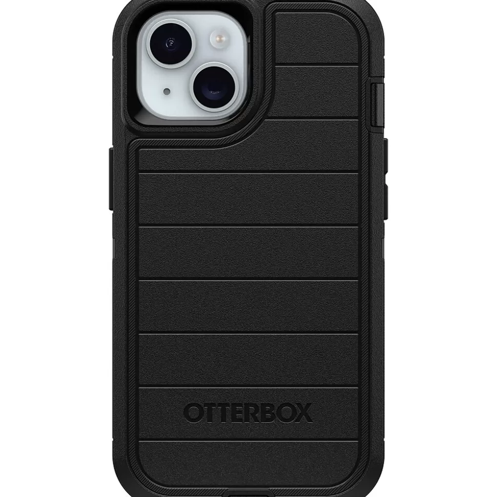 OtterBox Defender Pro Holster Case for iPhone 13/14/15, Shock Absorbing, Black (77-92732) Fashion