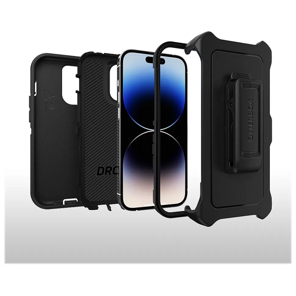 OtterBox Defender Series Black Rugged Case for iPhone 14 Pro (77-88379) Cheap