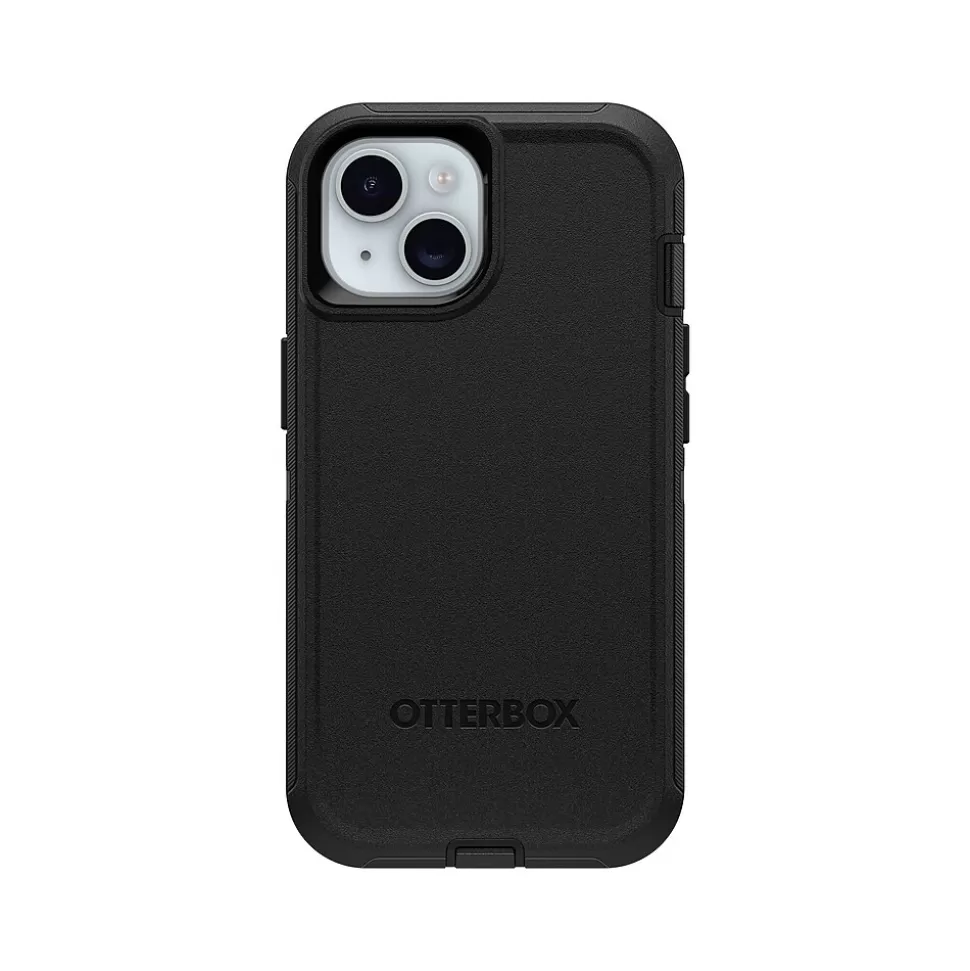 OtterBox Defender Series Case for iPhone 15/14/13, Black (77-92554) Clearance