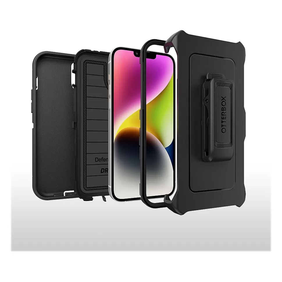 OtterBox Defender Series Pro Black Rugged Case for iPhone 14 Plus (77-88667) Hot