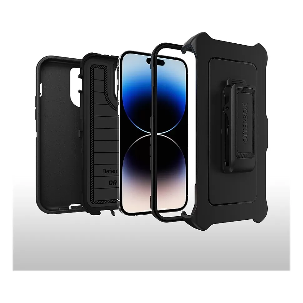OtterBox Defender Series Pro Black Rugged Case for iPhone 14 Pro Max (77-88714) Cheap