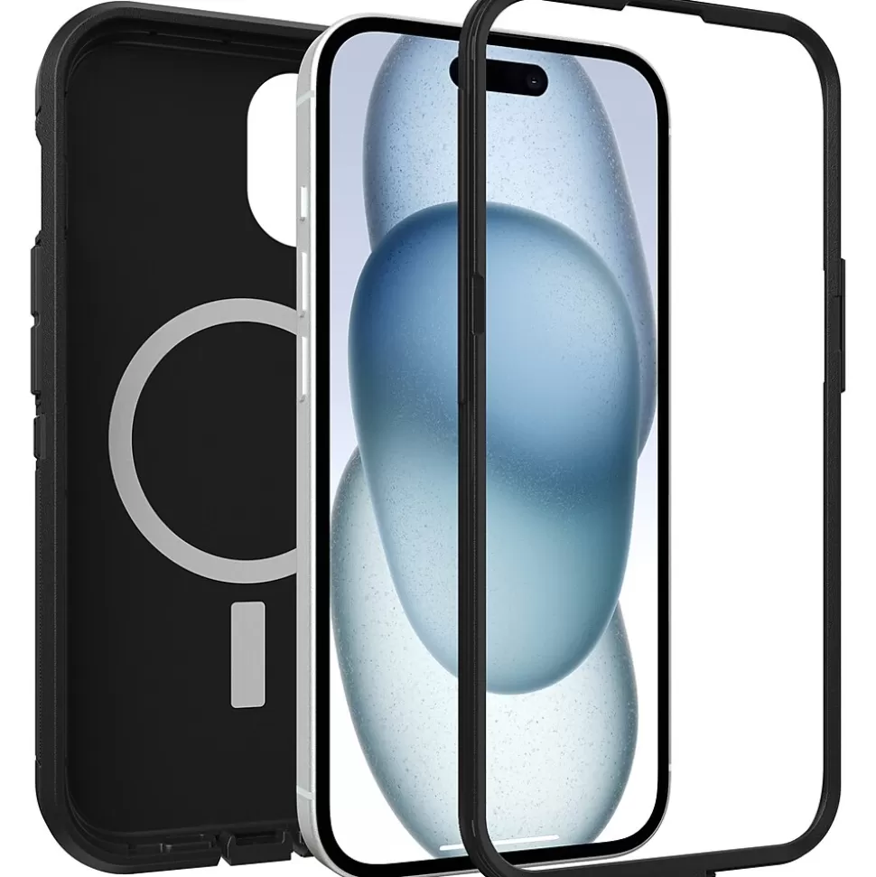 OtterBox Defender XT MagSafe Rugged Case for iPhone 15/14/13, Shock Absorbing, Black (77-92970) Cheap