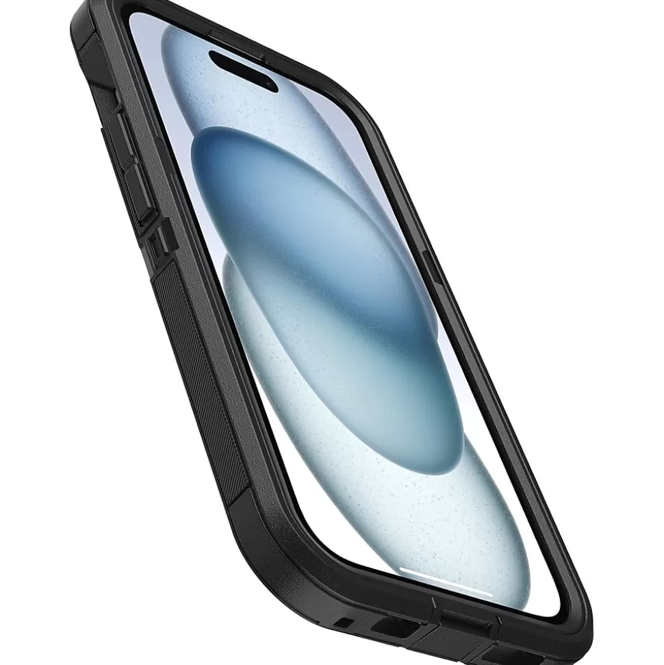 OtterBox Defender XT MagSafe Rugged Case for iPhone 15/14/13, Shock Absorbing, Black (77-92972) Store