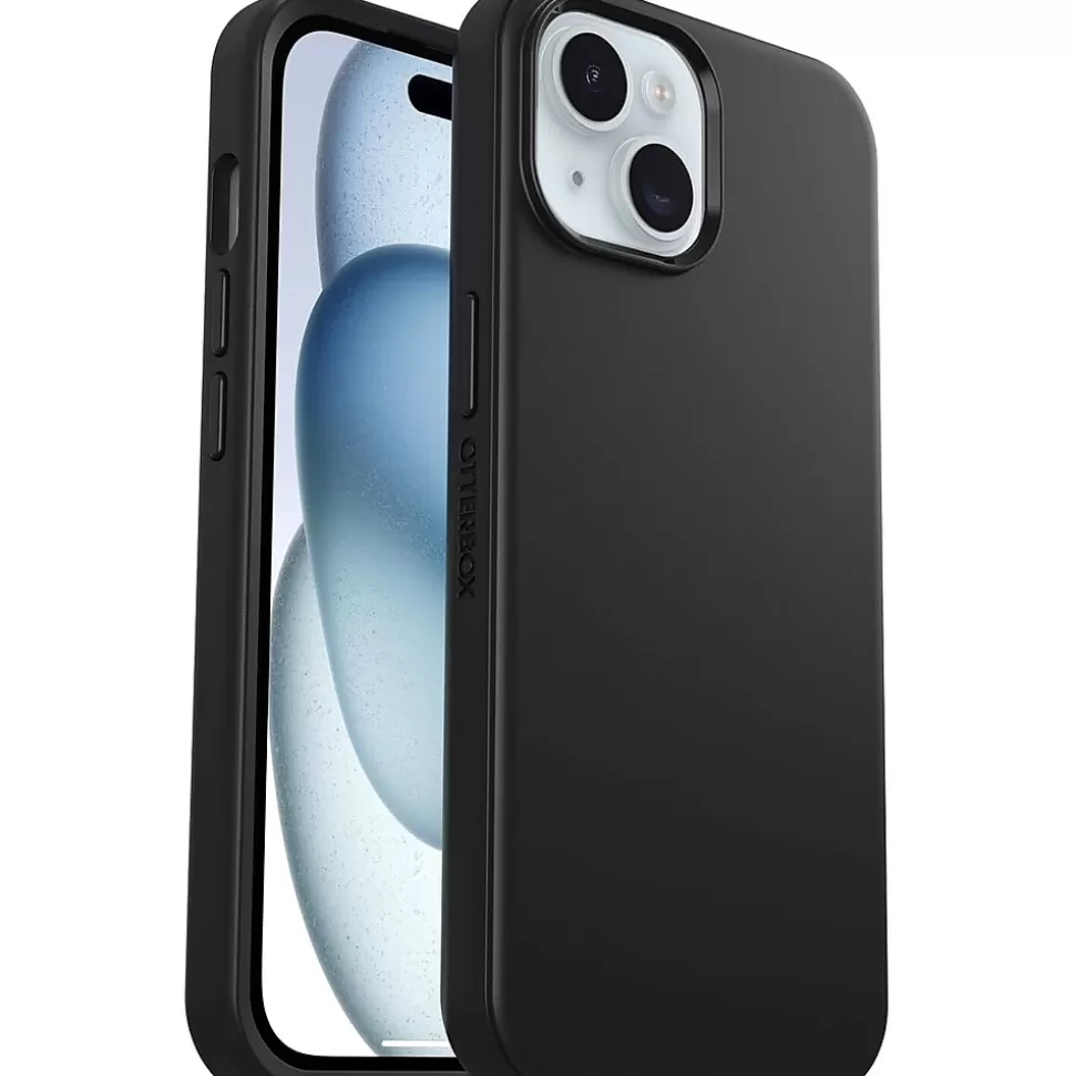 OtterBox Symmetry MagSafe Phone Case for iPhone 13/14/15, Shock Absorbing, Black (77-92639) Best Sale