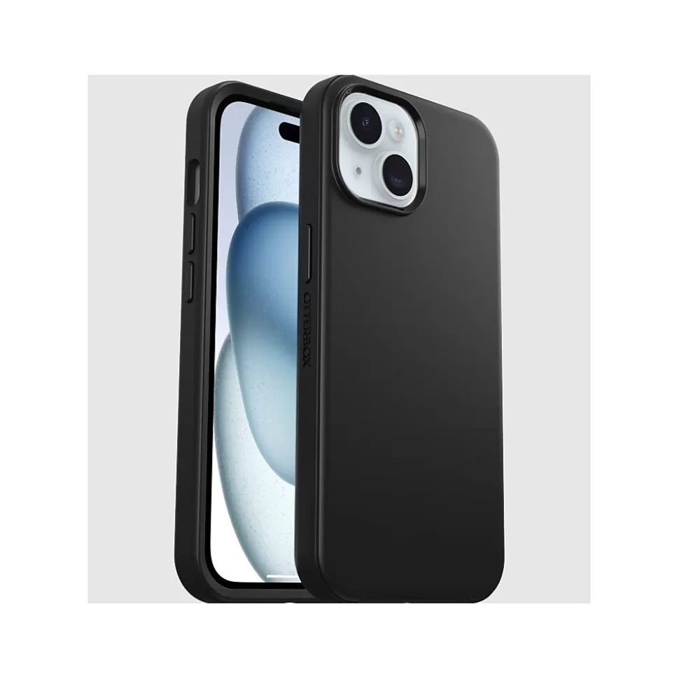 OtterBox Symmetry MagSafe Phone Case for iPhone 15/14/13, Shock Absorbing, Black (77-92928) Flash Sale