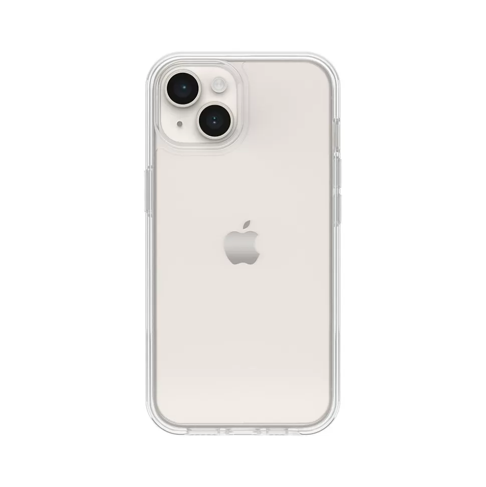 OtterBox Symmetry Series Phone Case for iPhone 15/14/13, Clear (77-92674) Clearance