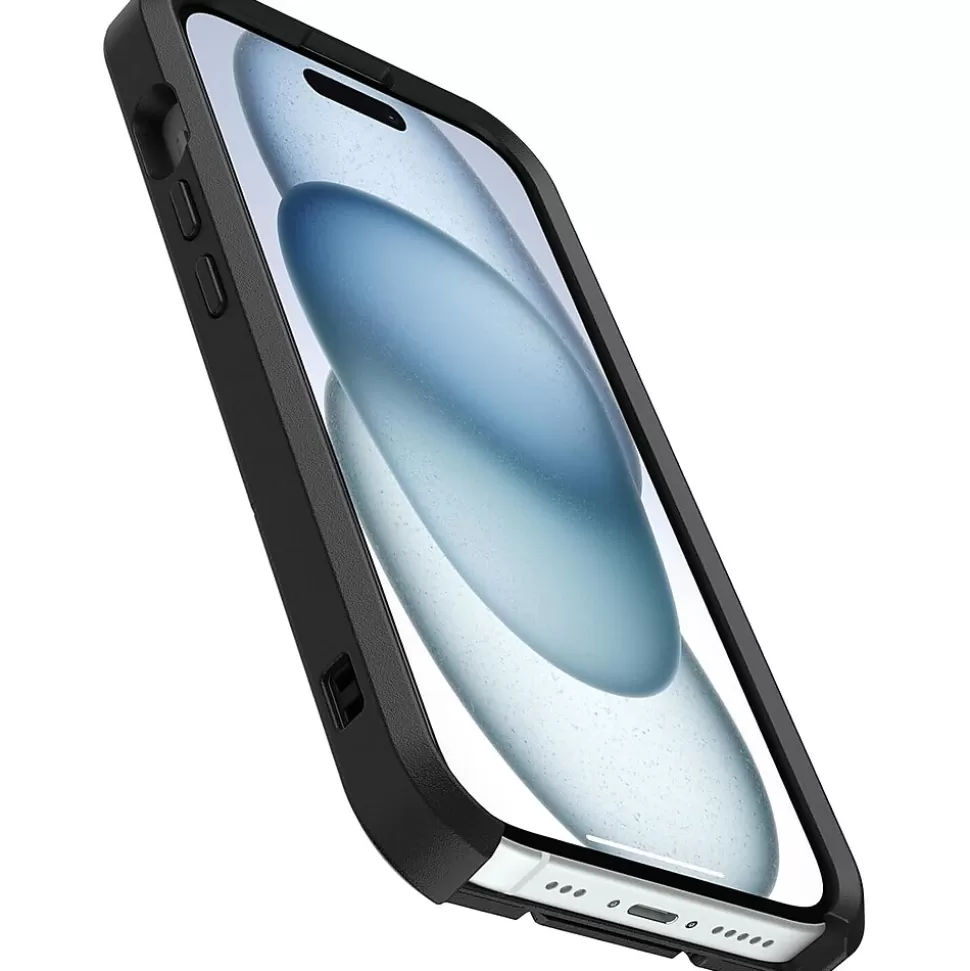 OtterBox uniVERSE rugged Case for iPhone 15, Shock Absorbing, Black (77-92676) Store