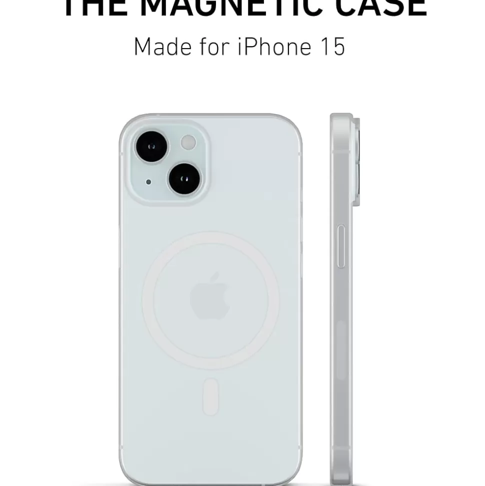 PEEL Magnetic Thin Series MagSafe Phone Case for iPhone 15 Case, Clear (I15 6.1 MAGSAFE CLEA) Cheap