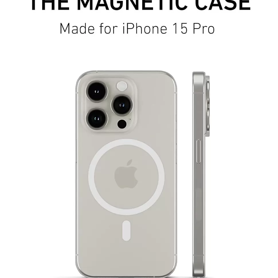 PEEL Magnetic Thin Series MagSafe Phone Case for iPhone 15 Pro Case, Clear (I15 PRO MAGSAFE CLEA) Fashion