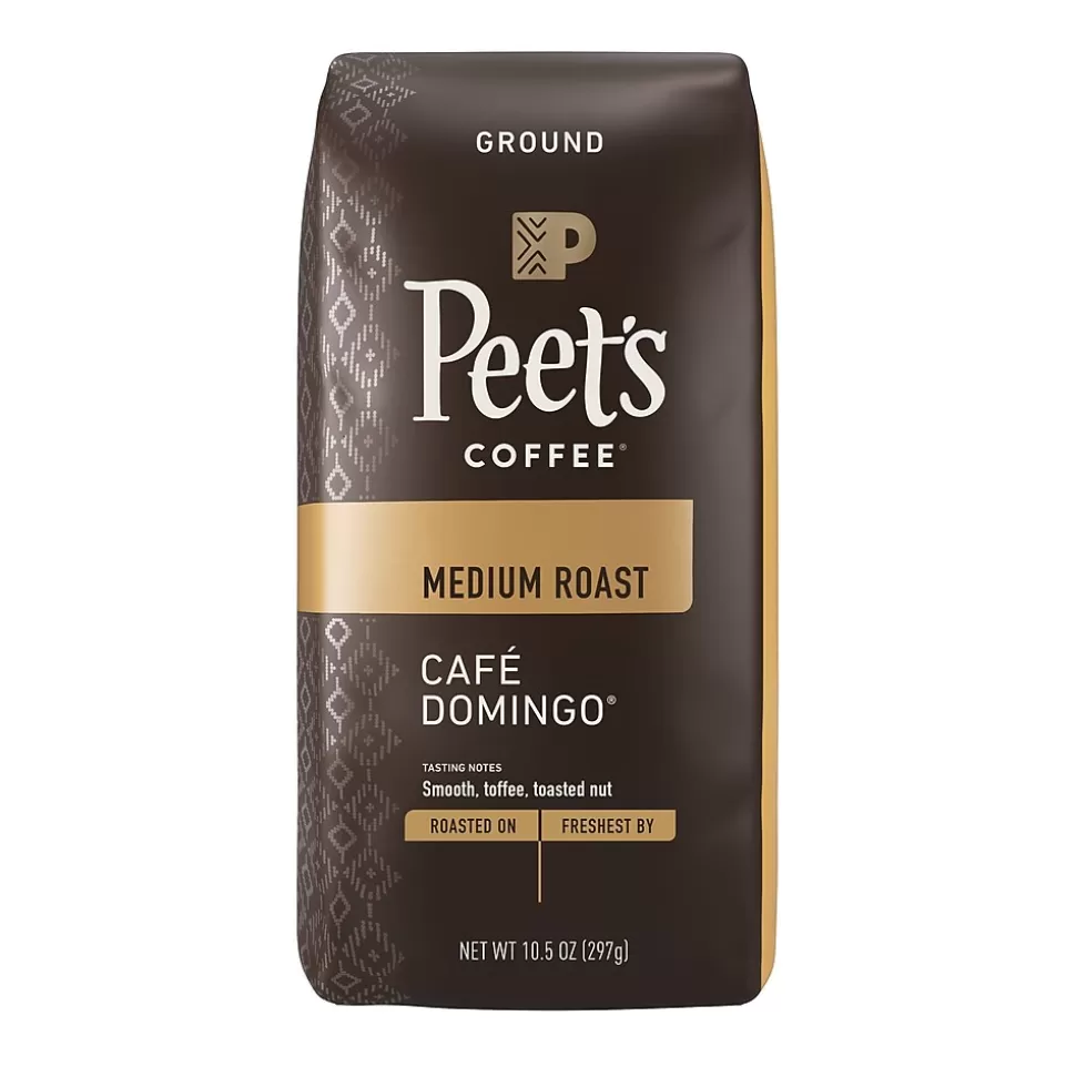 Peet's Coffee Café Domingo Ground Coffee, Medium Roast 10.5oz (503279) Discount