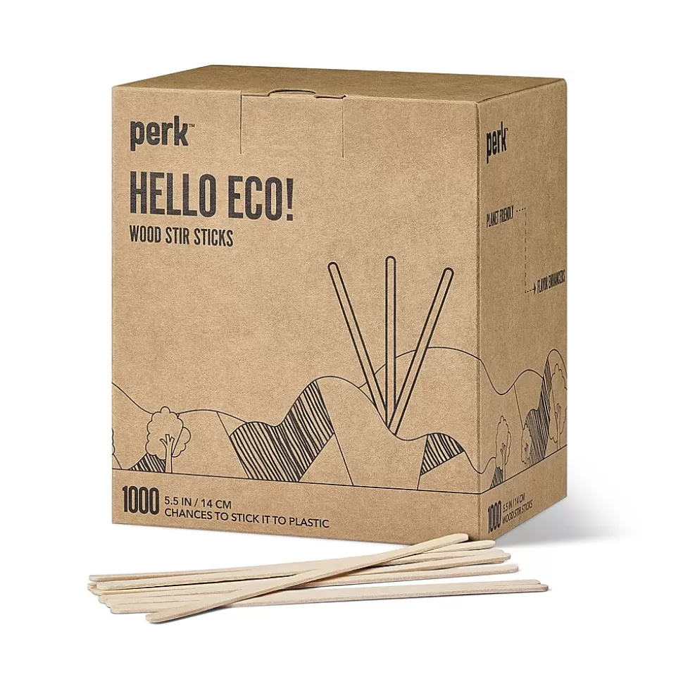 Perk ™ Wooden Stirrer, 5.5", 1000/Pack (PK61996) Sale
