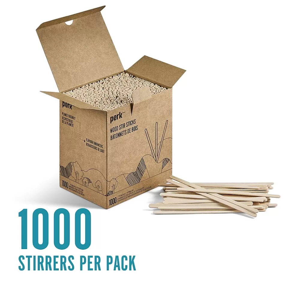 Perk ™ Wooden Stirrer, 5.5", 1000/Pack (PK61996) Sale
